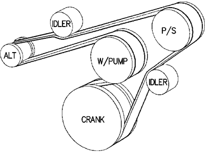 Mopar 4854258 Belt