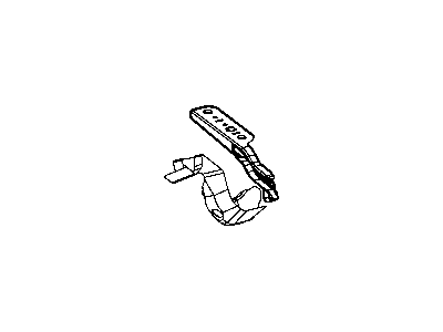 Mopar 5074059AC Hood Half Hinge