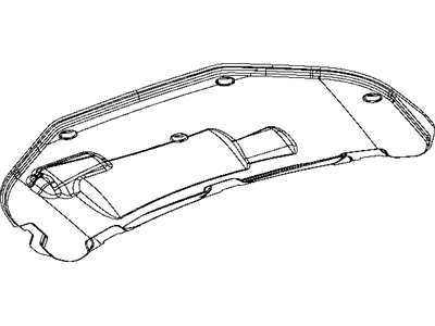 Mopar 5155464AB SILENCER-Hood