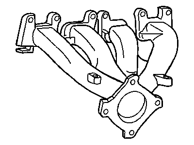 2010 Chrysler PT Cruiser Exhaust Manifold - 4884460AA