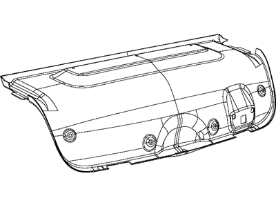 Mopar 55315128AD Cover-DECKLID Interior Trim