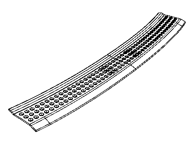 Mopar 68002930AC SCUFF Pad-Rear FASCIA