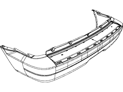 Mopar 68002926AB Rear Bumper Cover