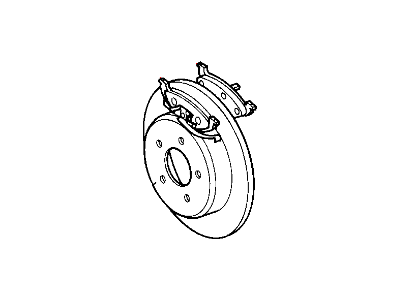 Mopar 5014036AA Rear Disc Brake Pad Kit