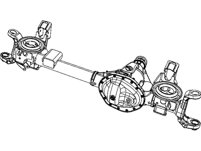 Mopar 68031617AA Axle-Service Front