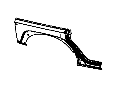 Mopar 55397016AG Panel-Body Side Aperture Rear