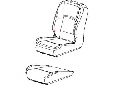 2011 Ram 2500 Seat Cover - 1VD55JERAA