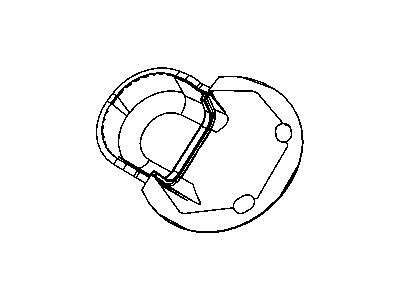 2010 Dodge Challenger Fuel Filler Housing - 68020934AA