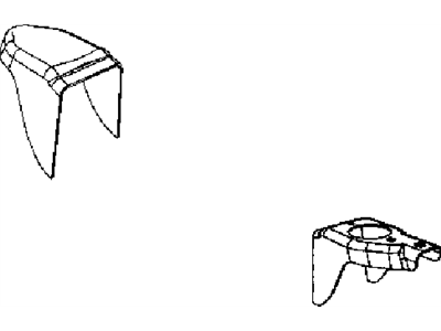 Mopar 68150090AC Bracket-Fender Mounting