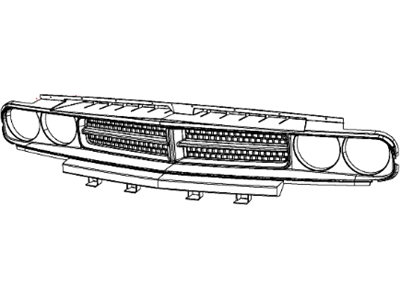 Mopar 68109855AA Grille-Radiator