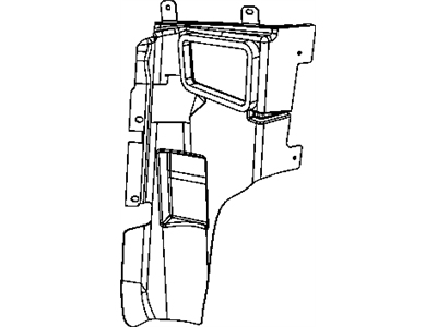 Mopar 55277011AC Shield-Fender