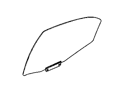 4814640AC Mopar Glass Rear Door With Liftplate Illustration 1 of 1