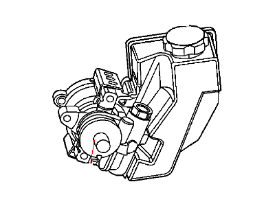 2002 Jeep Grand Cherokee Power Steering Pump - 5080551AA