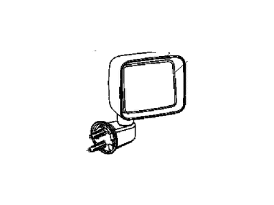 2017 Jeep Wrangler Car Mirror - 6JU74LS1AA