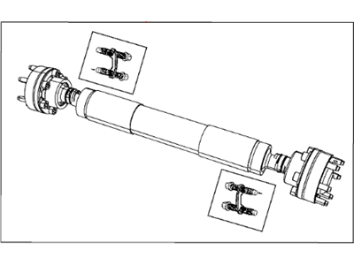 2019 Jeep Grand Cherokee Drive Shaft - 52123994AB