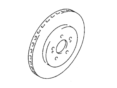 2002 Chrysler Sebring Brake Disc - V5015127AA