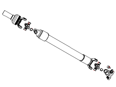 Mopar 52123129AB Rear Drive Shaft