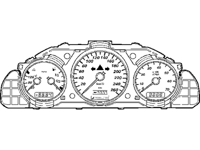 2008 Chrysler Crossfire Instrument Cluster - 5189114AA