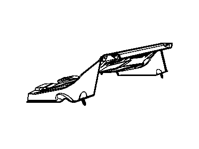 Mopar 55371021AA Seal-Radiator Upper