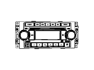 Mopar 5064173AB Radio-AM/FM With Cd And EQUALIZER