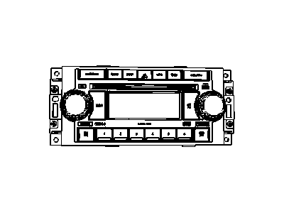 Mopar 5091175AA Radio-AM/FM With Cd And EQUALIZER