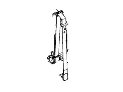 Mopar ZV70DX9AD Rear Seat Belt