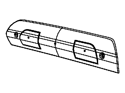 Mopar 55372082AE Lamp-Center High Mounted Stop