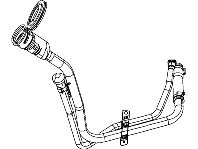 Mopar 52129222AF Tube-Fuel Filler