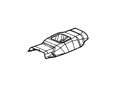 Mopar 55350713AB SILENCER-Floor Pan Front Tunnel