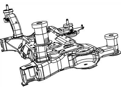 Mopar 4766075AB ISOLATOR-CROSSMEMBER