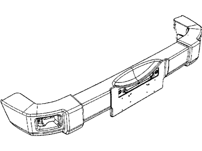 Mopar 68159375AB Bumper-Rear