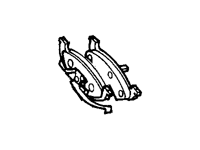 2002 Chrysler Prowler Brake Pad - 5066701AA