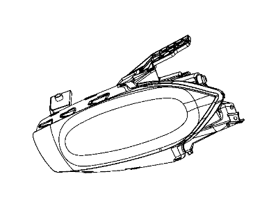 Mopar 68083910AE Headlight Left