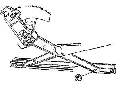 1999 Dodge Ram 1500 Window Regulator - 55075812