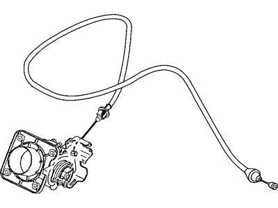 2002 Dodge Neon Throttle Cable - 4891433AA