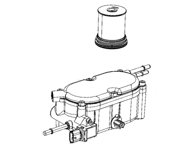 Mopar Fuel Water Separator Filter - 4726068AB