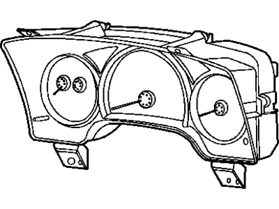 2006 Dodge Durango Instrument Cluster - 56044902AH