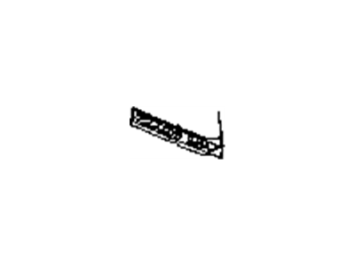 Mopar 5288982AA NAMEPLATE-"2.0I 16V High Output"