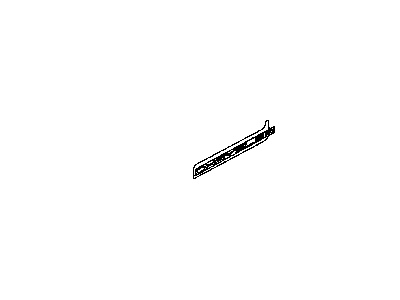 Mopar 5288945AC NAMEPLATE-Front Door