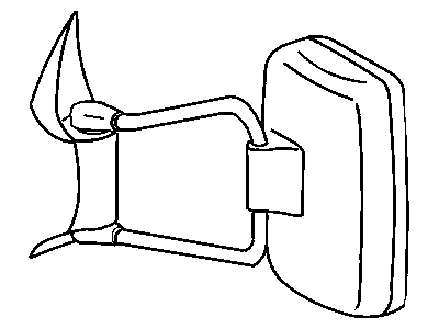 Mopar 5124261AA Outside Rear View Mirror