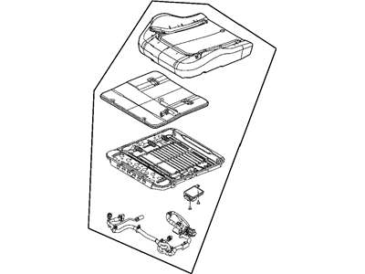 Mopar 5142936AA Spring&Pad-OCCUPANT Classification Sys