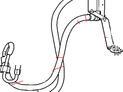 2005 Jeep Liberty Power Steering Hose - 52128786AA