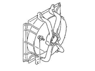 1992 Dodge Stealth Fan Shroud - MB660751