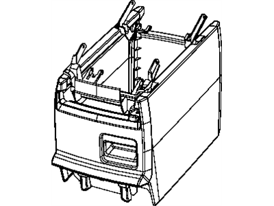 Mopar 1JC891D5AA Bin-Floor Console