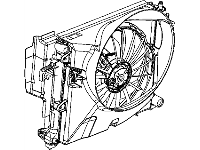 Jeep Grand Cherokee Fan Shroud - 5143209AA