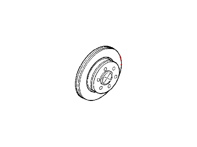 2004 Dodge Dakota Brake Disc - 2AMV0248AB