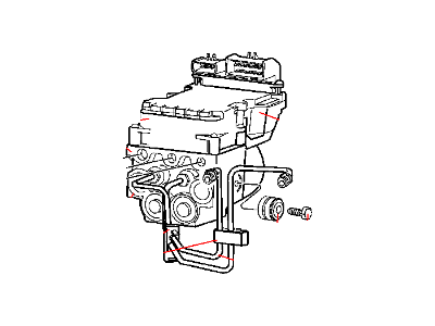 Dodge Ram 2500 ABS Control Module - 52010149AE