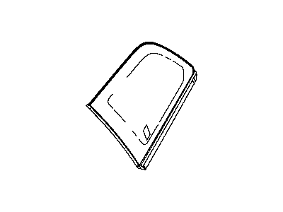 Mopar 5155279AG Glass-Quarter Window