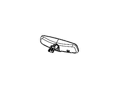 Mopar 57010395AB Inside Rear View Mirror