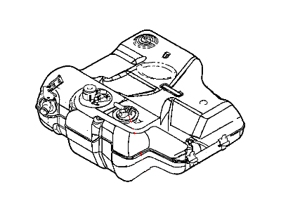 2000 Chrysler Concorde Fuel Tank - 5016223AA